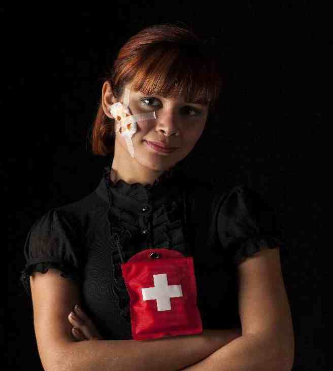dommages corporels une jeune femme blessée